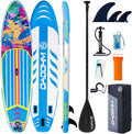 Inflatable Stand Up Paddle Board 11' × 33' × 6', Yoga Board with Durable SUP Accessories for Adults & Youth, Versatile Paddle Board