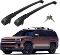 Roof Rack Cross Bars Compatible with Hyundai Santa Fe 2024-2026 (Not for Hybrid & SE), Adjustable Aluminum Heavy Duty 300 LBS Anti-Theft Lock Cargo Carrier Rooftop Crossbar for Bike, Snowboard