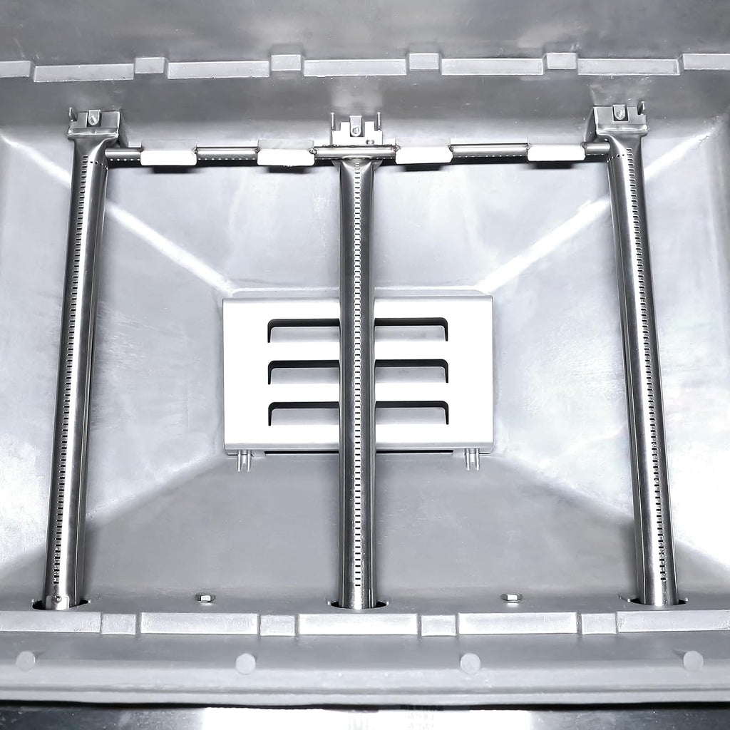 QuliMetal 69787 Grill Burner, Cooking Grates and Grill Cover for Weber Spirit 300 and GS4 Spirit II 300 Series Gas Grills