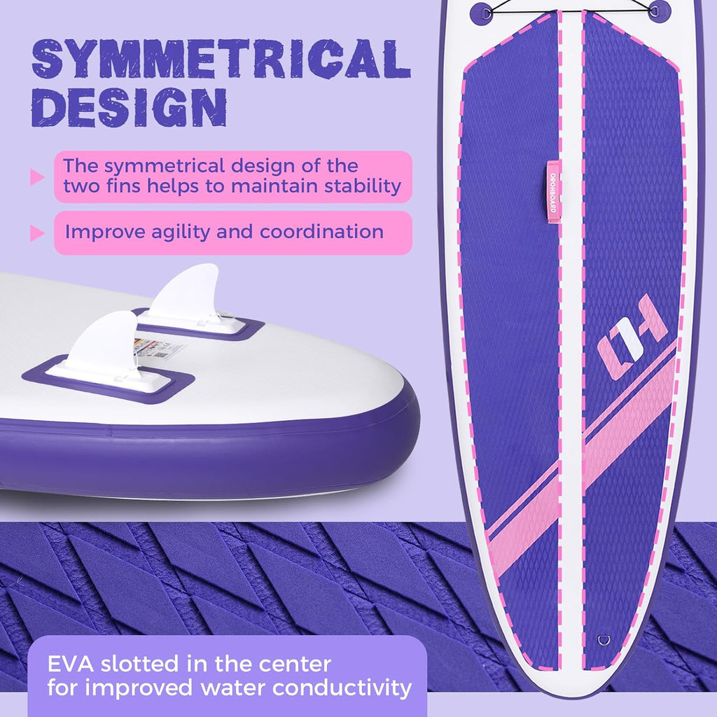 Inflatable Paddle Board 11'6/10'6 Paddle Board - All-Around SUP Board for Adults & Beginners, Stand Up Paddle Board with Complete Accessory Kit for Lake, River, Ocean