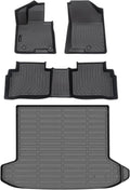 Auxko All Weather Floor Mat & Cargo Mat Fit for 2026 2025 2024 2023 2022 Hyundai Tucson (Include Hybrid Not PHEV) TPE Liner Tucson Accessory Set All Season Odorless Anti-Slip Floor Trunk Liner