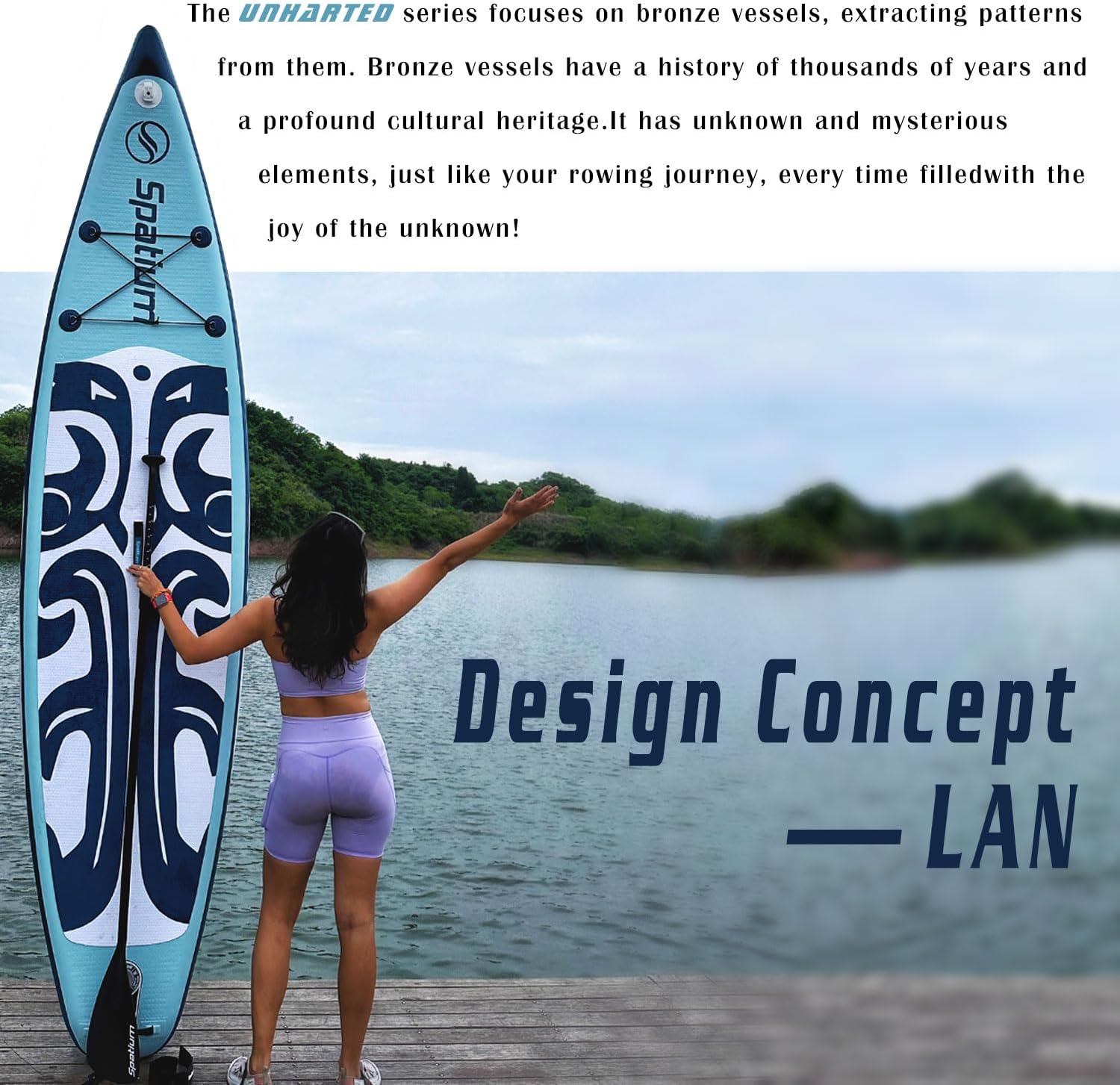 Spatium 11'5'x32' Magnetic Cup Holder Touring Paddle Board Stand Up Paddle Board for Adults,440lb Capacity SUP Board with Camera Mount for Youth & Adults of All Skill Levels