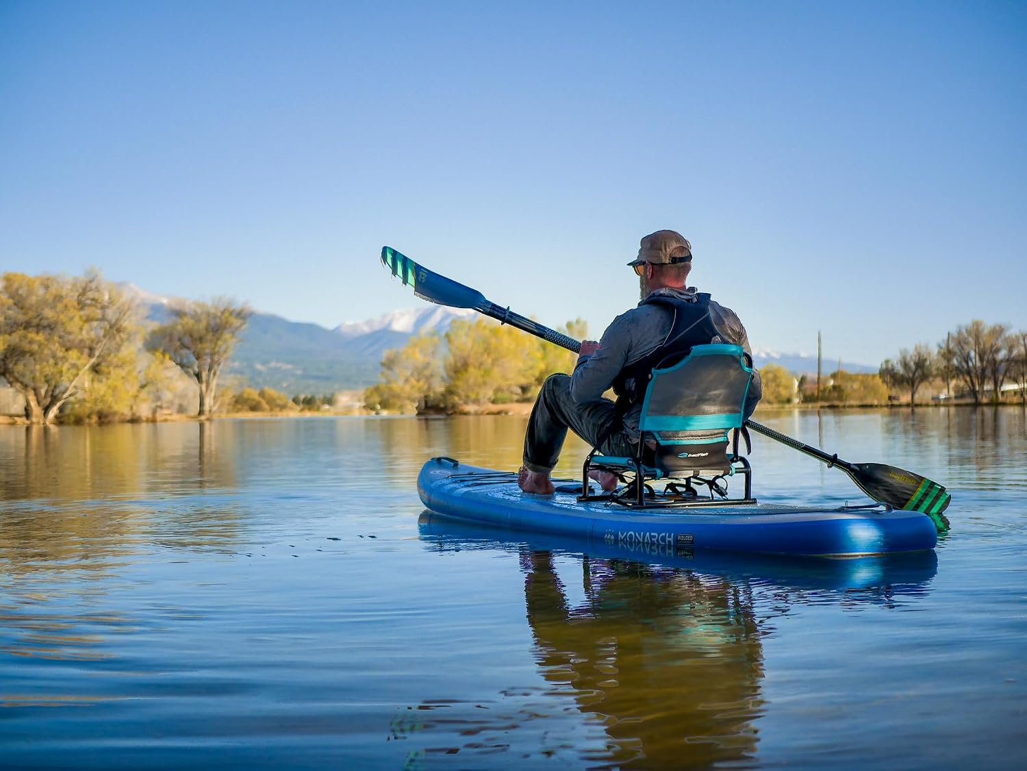 Badfish Perch Fishing SUP Chair |Detachable Stand Up Paddle Board Seat | Adjustable backrest | SUP Fishing Seat
