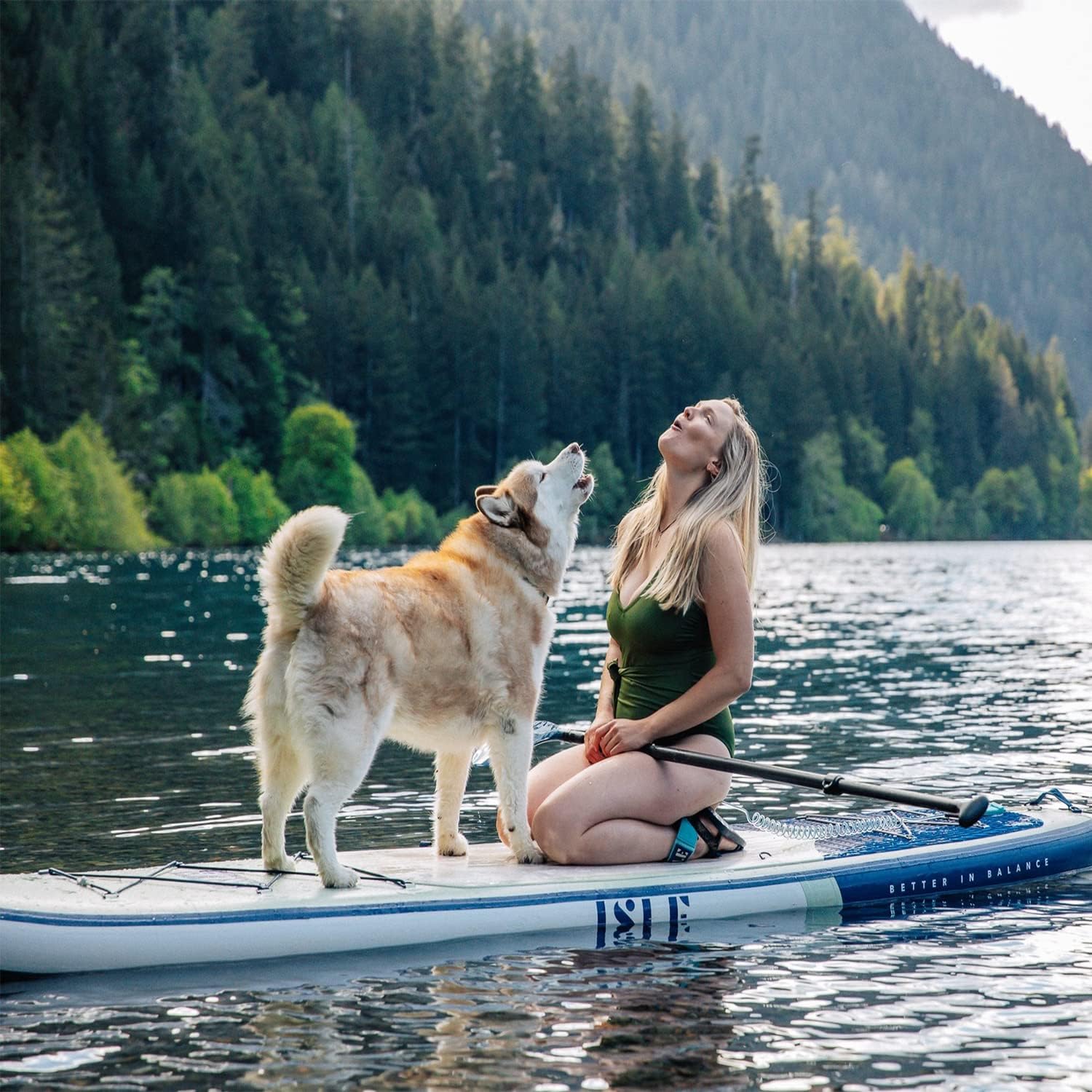 ISLE Megalodon Inflatable Stand Up Paddle Board & iSUP Bundle Accessory Pack - Up to 1,050 lbs Capacity — Durable, Lightweight, Stable — 12' L x 45' W x 8' OR 15' L x 56' W x 8'