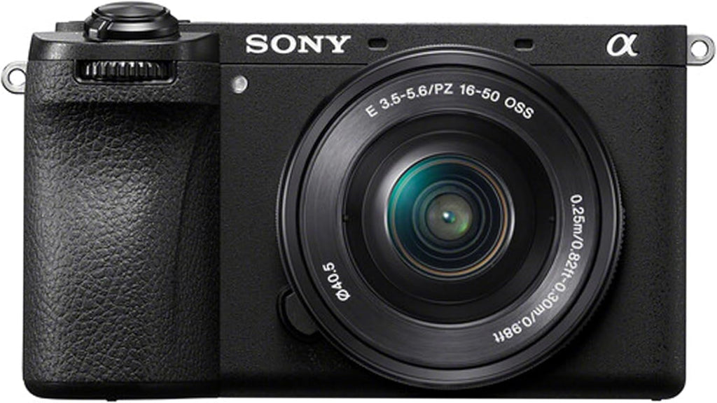Sony a6700 Mirrorless Camera with 16-50mm Lens + 64GB Memory,Wireless Lavalier Microphones, 126 LED Light, Filters,Case, Tripod, and More (34pc Bundle)