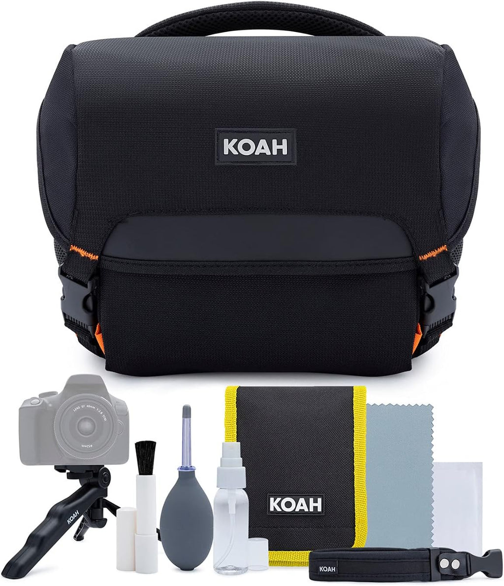 Sony Alpha a6100 APS-C Mirrorless Interchangeable-Lens Camera with 16-50mm Lens Bundle with Gadget Bag, 40.5mm 3-Piece UV, CPL, FLD Lens Filter Kit, Rechargeable Battery, and Memory Card (5 Items)
