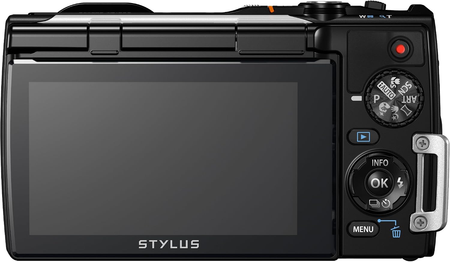 Olympus Stylus TG-850 IHS 16 MP Digital Camera (Black/Silver)