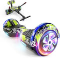 LIEAGLE Hoverboard, 6.5' Self Balancing Scooter Hover Board with Bluetooth Wheels LED Lights for Kids Adults