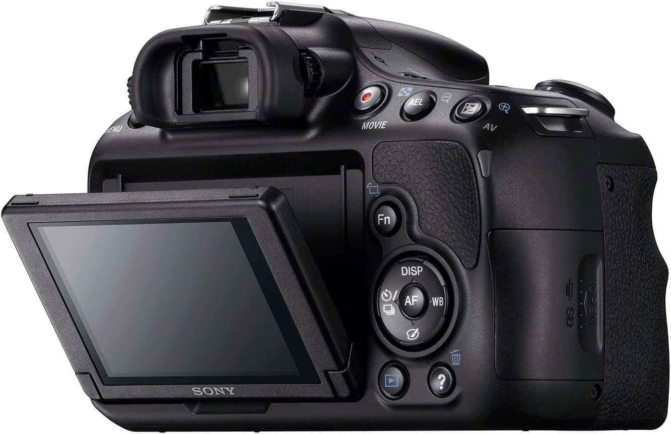 Sony SLT-A58K Digital SLR Kit with 18-55mm Zoom Lens, 20.1MP SLR Camera with 3-Inch LCD Screen (Black)