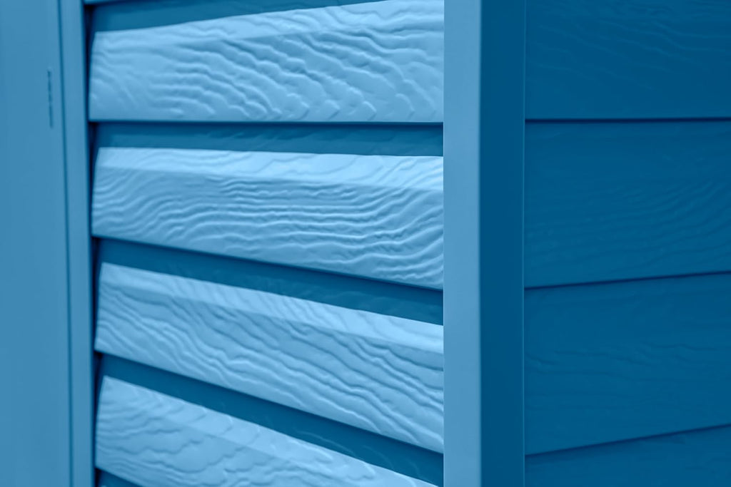 Arrow Select 10' x 4' Outdoor Lockable Steel Storage Shed Building, Blue Grey