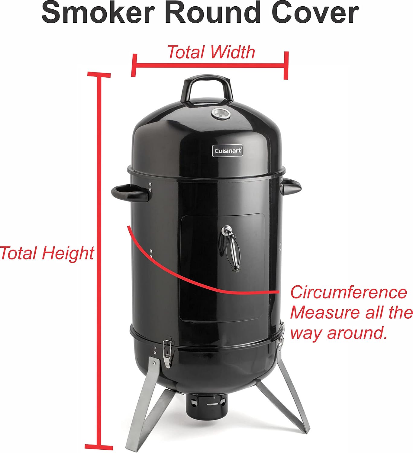 Custom Personalized BBQ Smoker Grill Cover (Smoker Square)