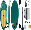 NEWBULIG 33' Inflatable Paddle Board SUP, Stand Up Paddle Board Blow Up with 3 Carry Handles, Non-Slip Deck Pad, Complete Kit with Pump, Leash & Backpack for Beginners/Adults
