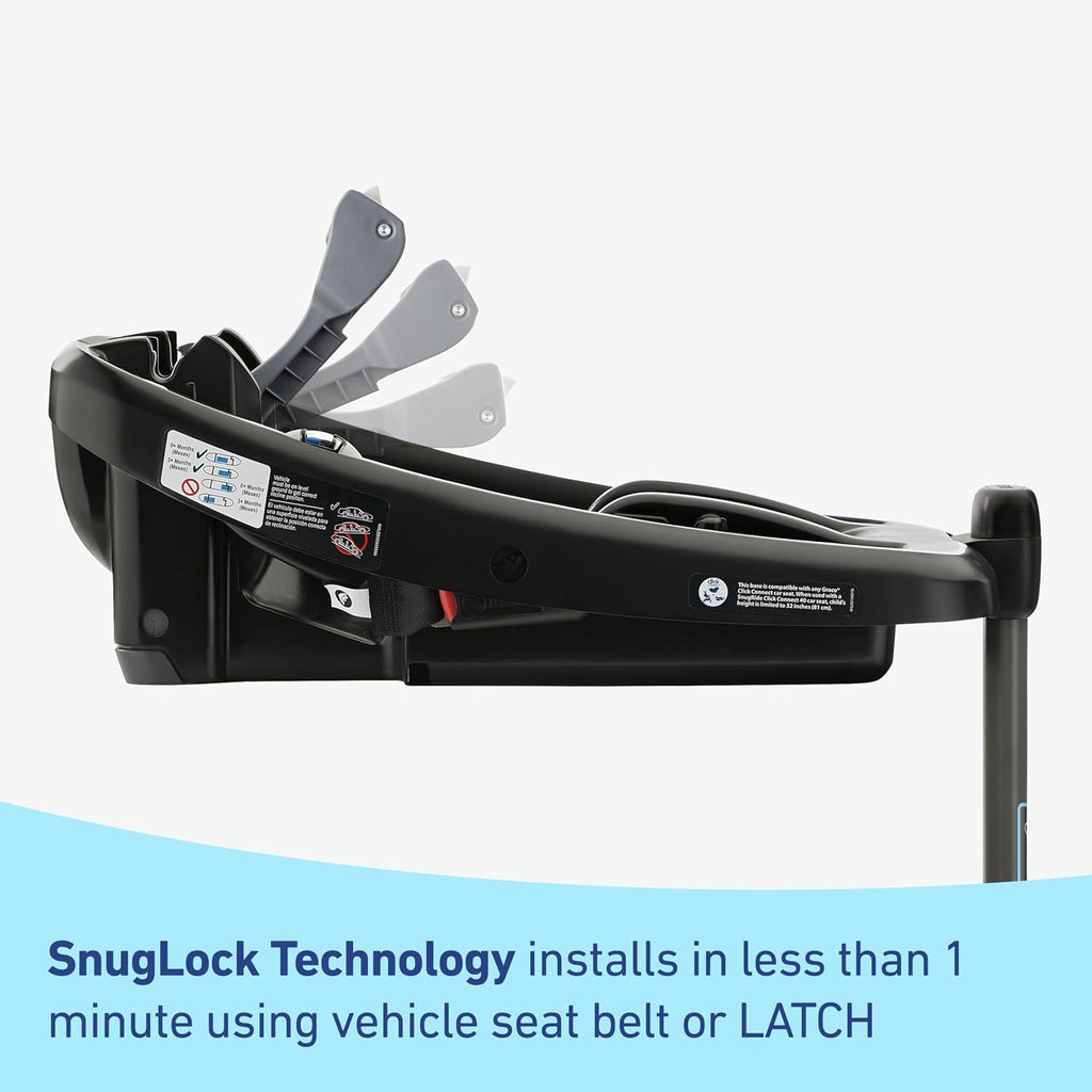 Graco SnugRide SnugLock Infant Car Seat Base ft. Load Leg Technology, Black