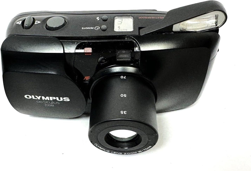 Olympus Stylus Zoom 35mm Point and Shoot Film Camera W/olympus 35-70mm Lens. Built-in Flash and Film Autoloader. Pocket size full frame P&S camera. (Renewed)