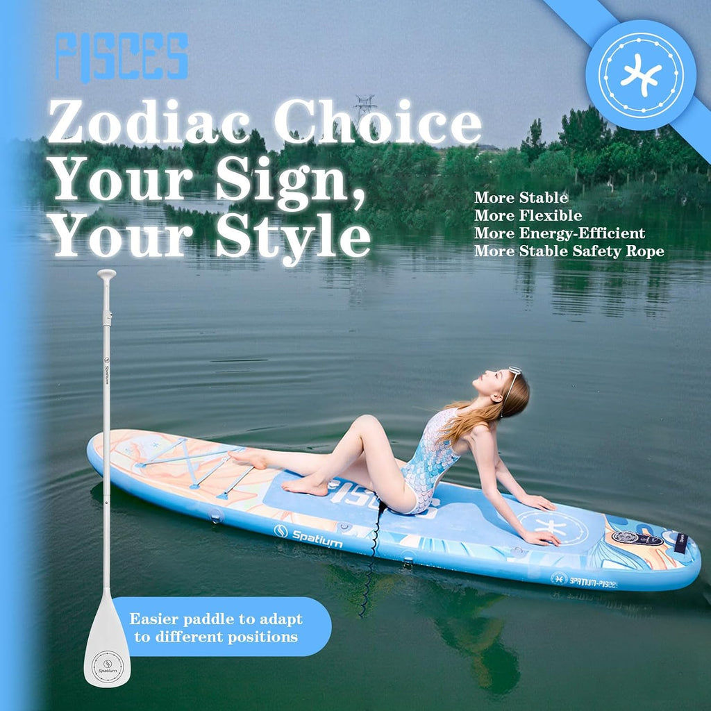 Spatium 11'5'x32' Magnetic Cup Holder Touring Paddle Board Stand Up Paddle Board for Adults,440lb Capacity SUP Board with Camera Mount for Youth & Adults of All Skill Levels