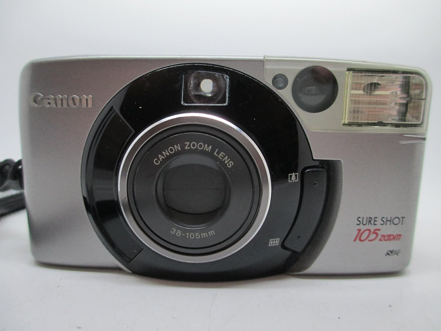 Canon Sure Shot 105 35mm P&S Film Camera With 35-105MM Zoom Lens - Autoboy LUNA 105 - Built In Flash and Film Loader (Renewed)