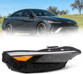 Right Headlight Assembly W/Module Compatible with Elan-tra SE SEL N Line GLS Preferred Luxury Limited 2024-2025 Headlamp Passenger Side Front Light 92012AA740