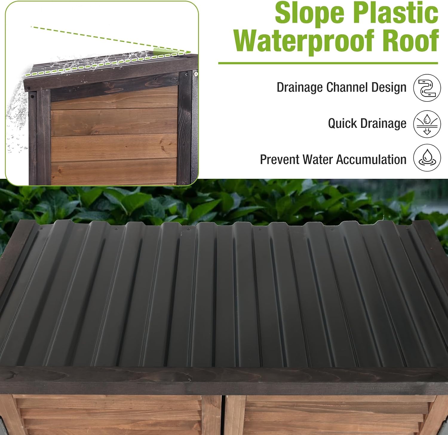Outdoor Storage Shed with Floor - Strong Metal Frame, Adjustable Shelves, Ventilated Blinds - Ideal for Garden Tools & Outdoor Storage Cabinets Waterproof - Best in Sheds