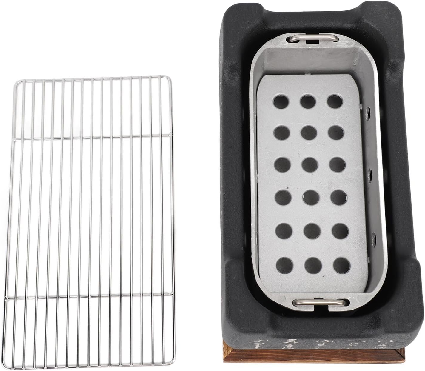 Japanese BBQ Grill Stove, Portable Aluminum Alloy Table Top Grill Charcoal Grill, Multifunctional Use for Barbecue, Rapid & Even Heating, Essential Home Tool (XL)