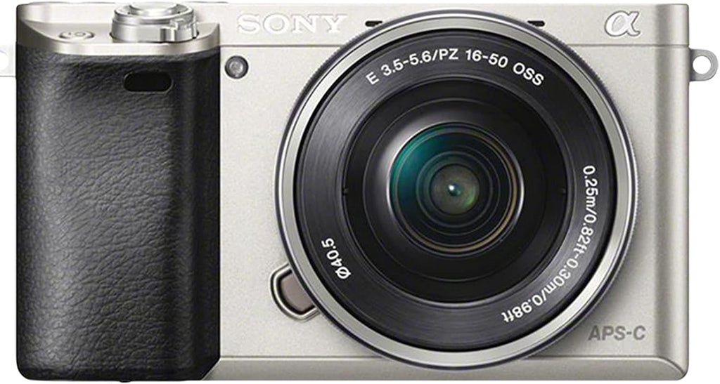 Sony Alpha a6400 Mirrorless Digital Camera (Silver) with 16-50mm & 55-210mm Zoom Lenses + 64GB Memory, Wide Angle + Telephoto Lens, Filters, Case, Tripod + More (30PC Bundle Kit) (Renewed)