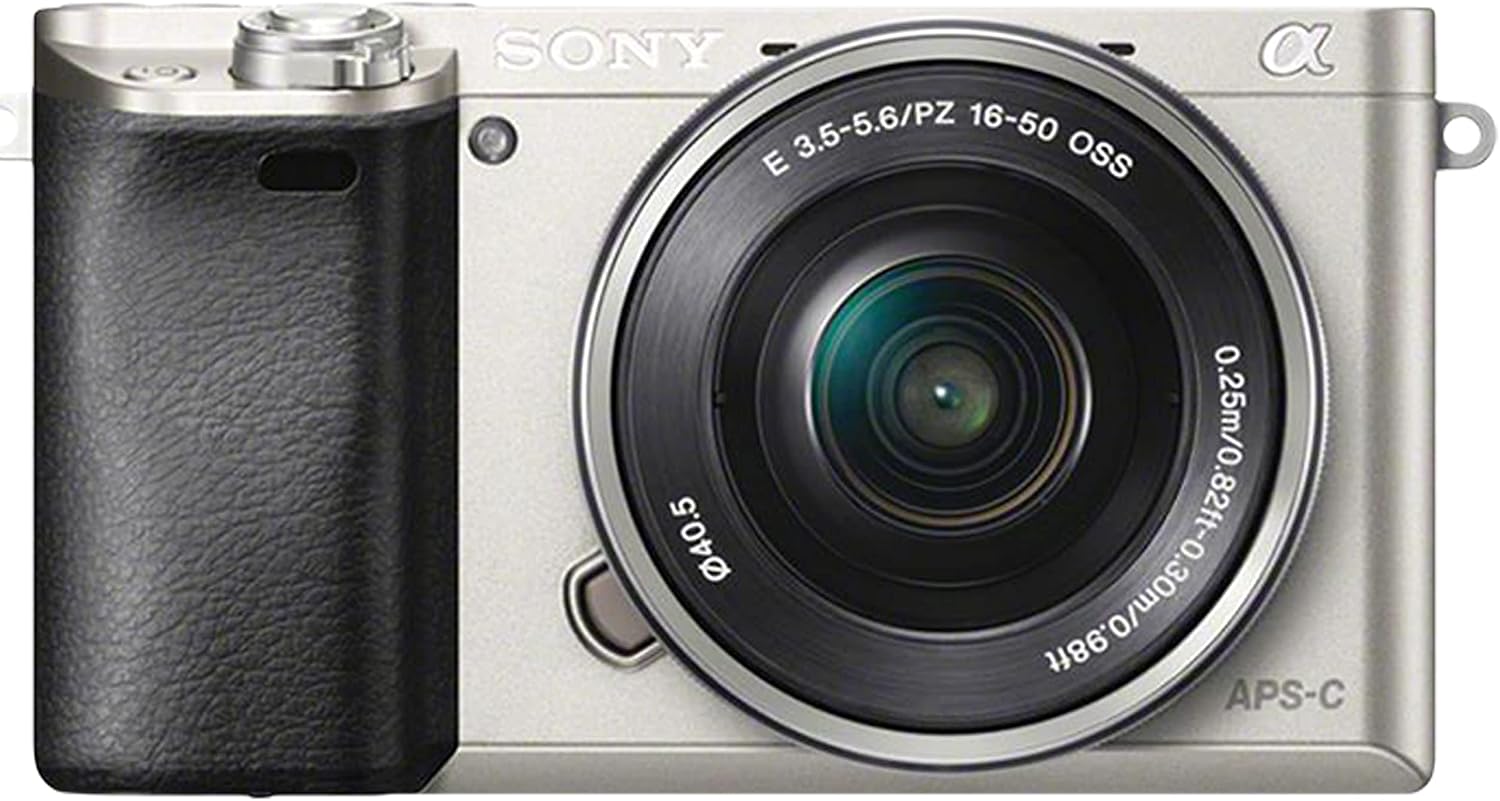 Sony Alpha a6400 Mirrorless Digital Camera (Silver) with 16-50mm & 55-210mm Zoom Lenses + 64GB Memory, Wide Angle + Telephoto Lens, Filters, Case, Tripod + More (30PC Bundle Kit) (Renewed)
