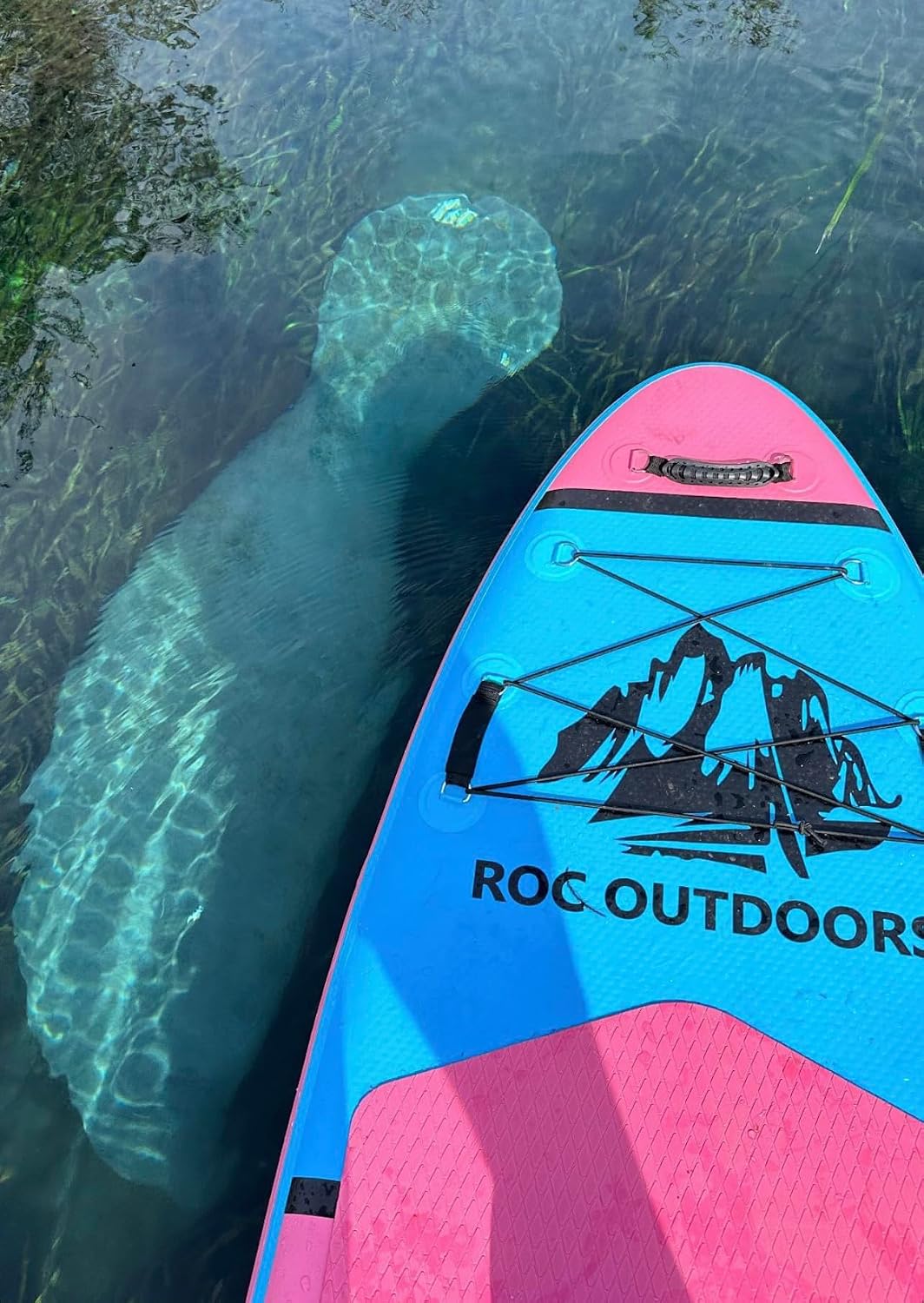 Roc Inflatable Stand Up Paddle Board 10' 6' with Premium SUP Paddle Board Accessories, Wide Stable Design, Non-Slip Comfort Deck for Youth & Adults