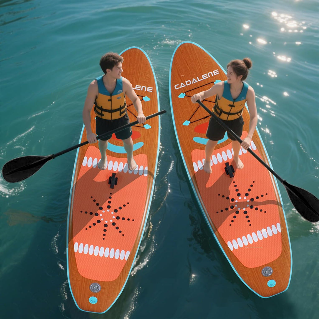Inflatable Stand Up Paddle Board with SUP Accessories, Anti-Slip EVA Deck, Family-Friendly SUP Boards for Adults & Youth of All Skill Levels, Versatile Yoga Paddle Board