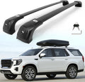Roof Rack Cross Bars 350lbs Aluminum Lockable Crossbars Fit for 2021-2026 Chevy Tahoe Suburban GMC Yukon XL Cadillac Escalade ESV Anti-Noise Stable Rooftop Luggage Rack