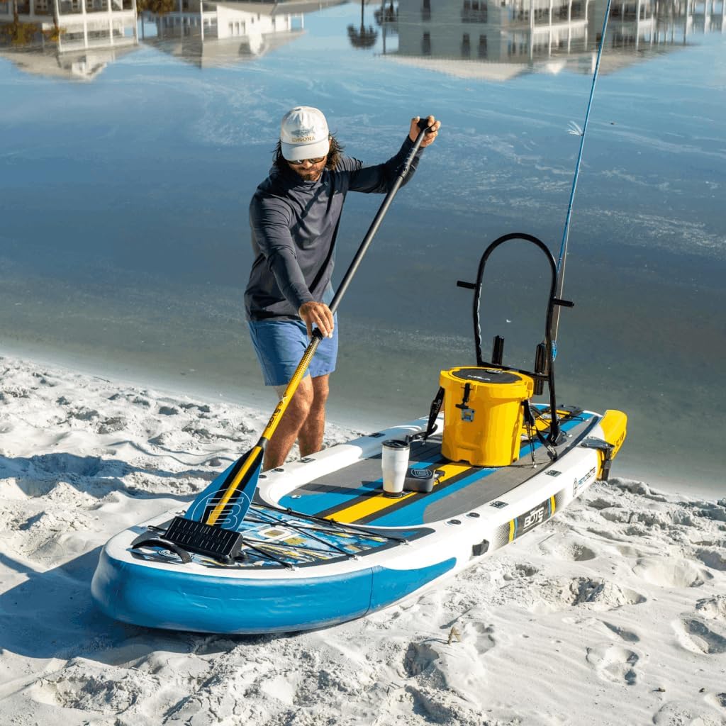 BOTE Rackham Aero Inflatable Stand Up Fishing Paddle Board Blow Up iSUP Adult Kids Family Friendly APEX Pedal Drive MAGNEPod Compatible, Multiple Colors