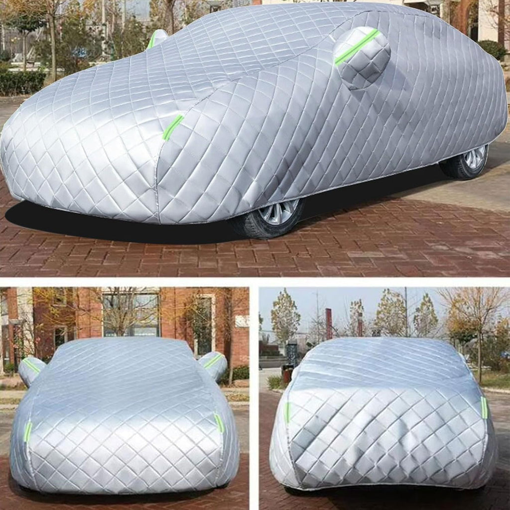 Winter Heavy Duty Car Cover for Ford Edge SEL 2023-2025– 5-Layer Waterproof All-Weather Car Cover for Hail Protection Snowproof, Windproof, UV & Sun Protection