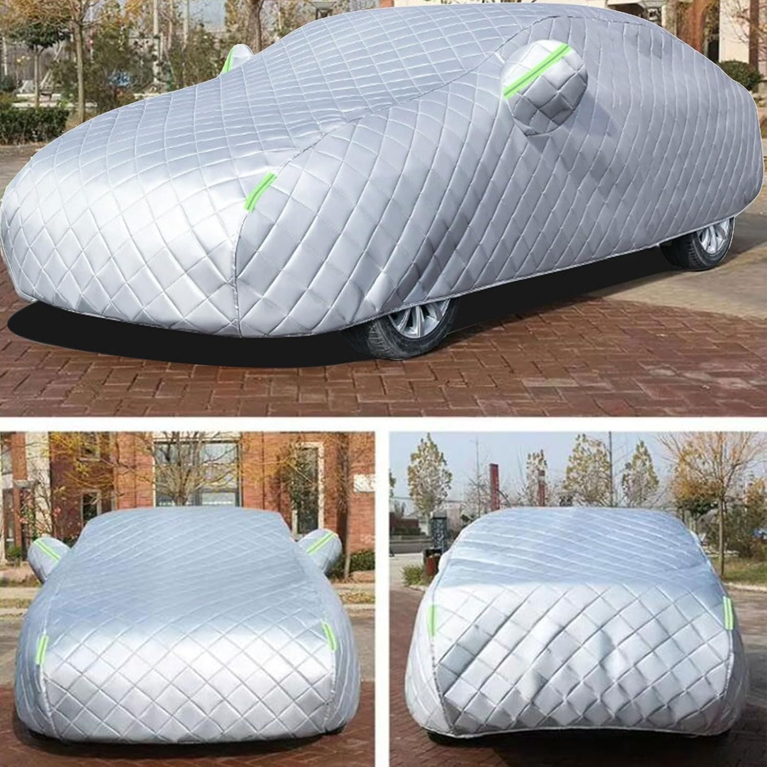 Winter Heavy Duty Car Cover for Ford Edge SEL 2023-2025– 5-Layer Waterproof All-Weather Car Cover for Hail Protection Snowproof, Windproof, UV & Sun Protection