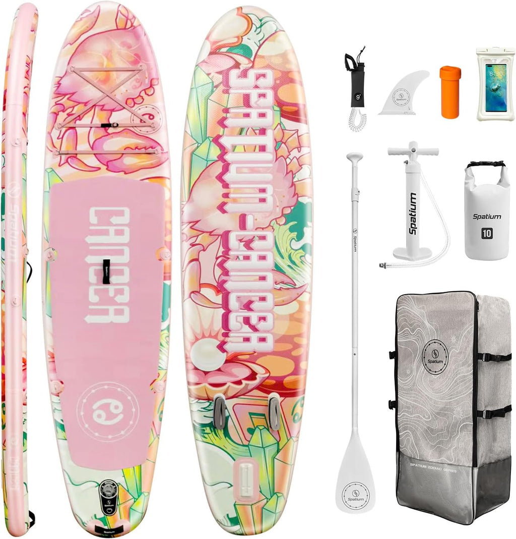Spatium 11'5'x32' Magnetic Cup Holder Touring Paddle Board Stand Up Paddle Board for Adults,440lb Capacity SUP Board with Camera Mount for Youth & Adults of All Skill Levels