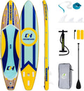 Inflatable Paddle Board 11'6/10'6 Paddle Board - All-Around SUP Board for Adults & Beginners, Stand Up Paddle Board with Complete Accessory Kit for Lake, River, Ocean