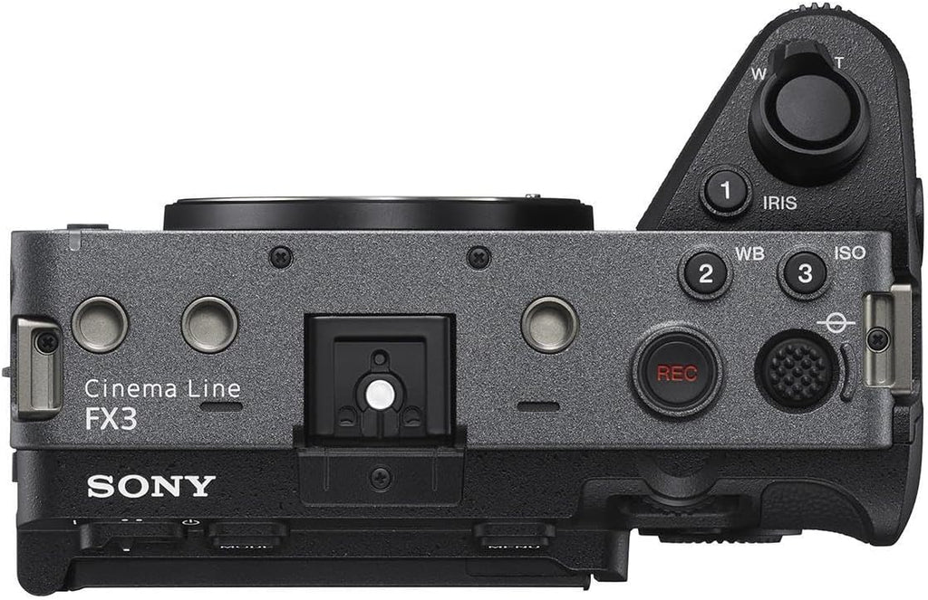 Sony Alpha FX3 Full-Frame Cinema Line Camera Bundle, with 128GB SD Card, Extra Battery with USB-C Charging Port, Care Cleaning Kit for Digital Video Full Frame Camera (4 Items)