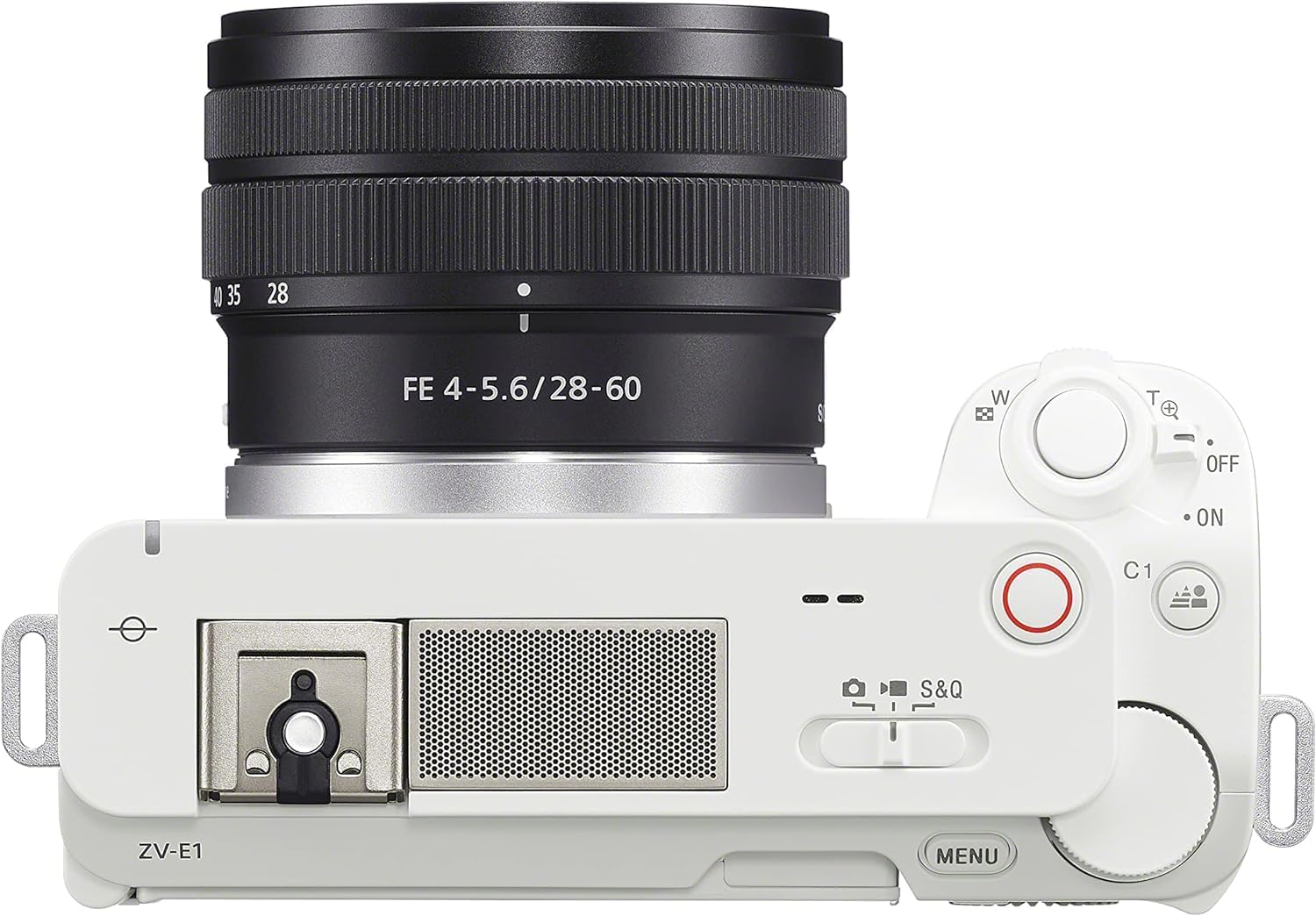 Sony Alpha ZV-E1 Full-Frame Interchangeable Lens Mirrorless Vlog Camera with 28-60mm Lens - White Body