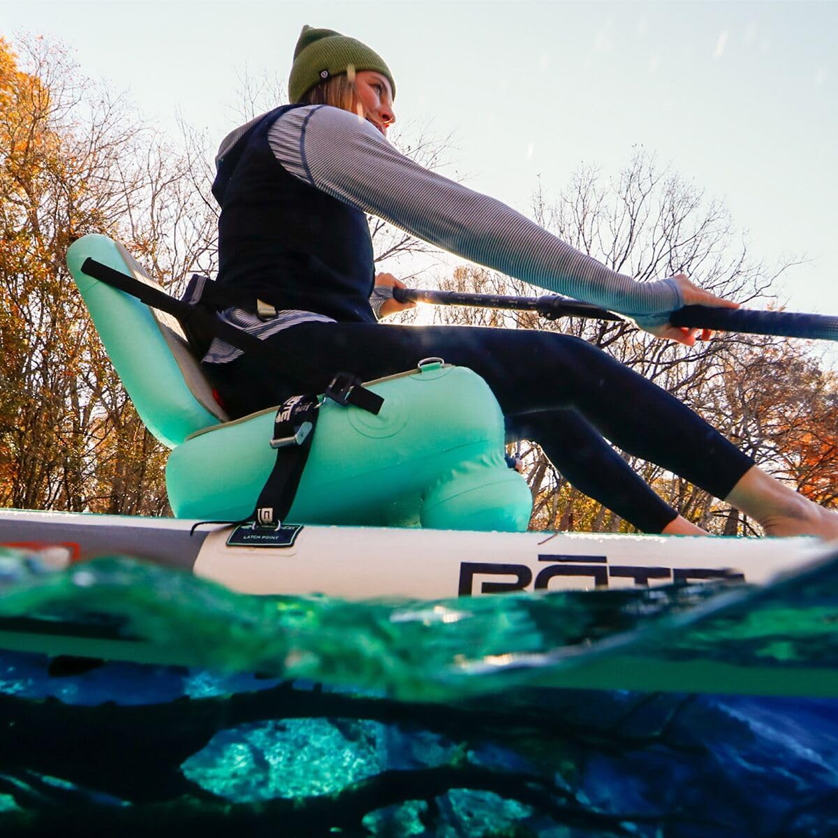 BOTE Aero SUP Paddle Seat Attachable Adjustable Paddle Board Accessory Seafoam One Size
