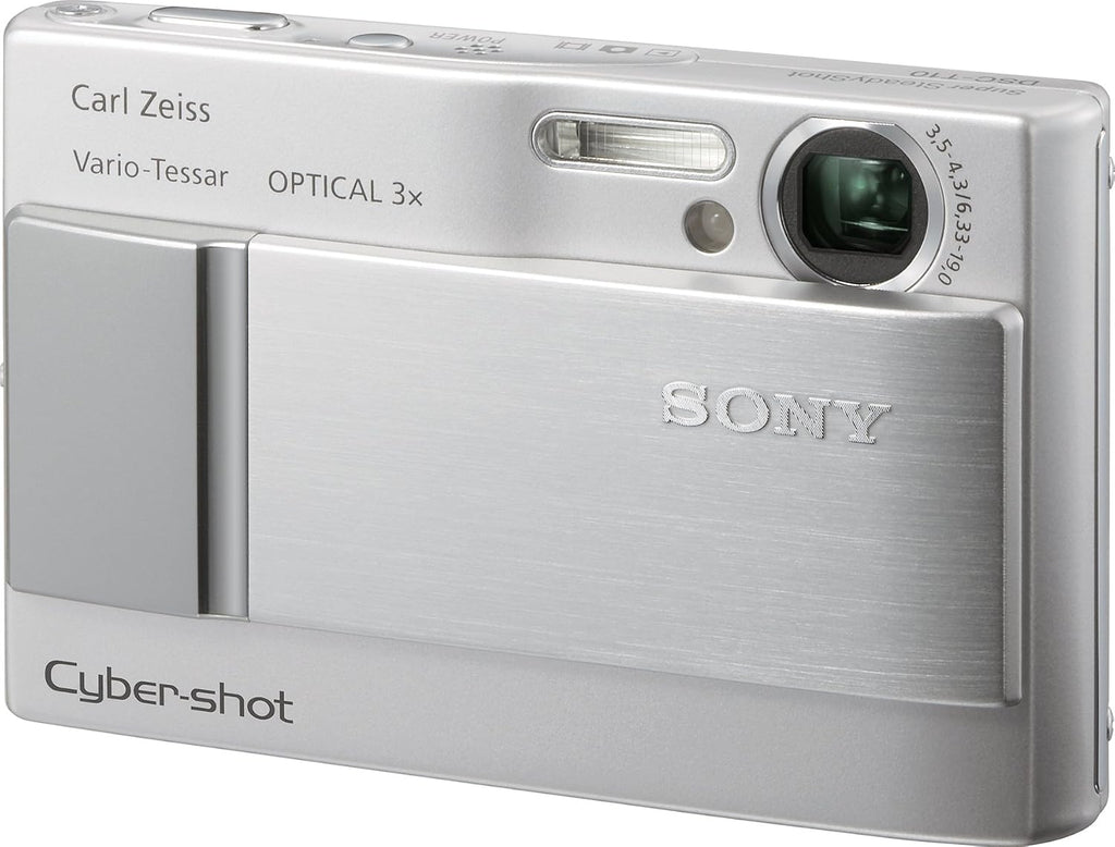 Sony Cybershot DSC-T10 7.2MP Digital Camera with 3x Optical Steady Shot Zoom (Silver)