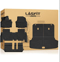 LASFIT Floor Mats & Cargo Mats for KIA EV9 2026 2025 2024 (Only Fit for 7-Seats), All Weather TPE Custom Fit Kia EV9 2024-2026 Full Set Car Accessories Floor Liners
