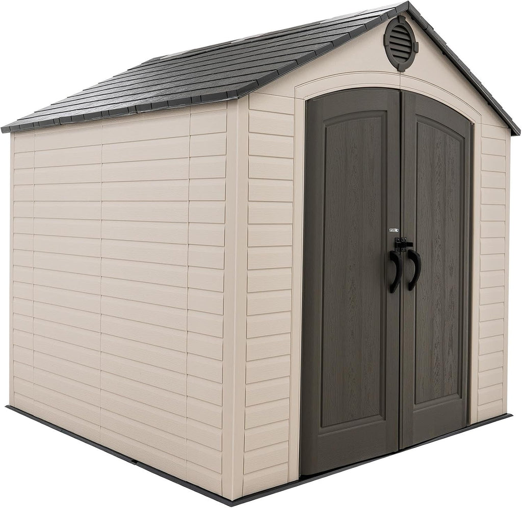 Lifetime Outdoor Storage Shed, 8 x 7.5 Foot