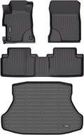 ANBINGO®Car Floor Mats & Cargo Liner Fit for Honda Civic 2012-2015(Not Coupe) All Weather Floor Mats Set Custom for Honda Civic Full Set Floor Liners for Civic Accessories Black