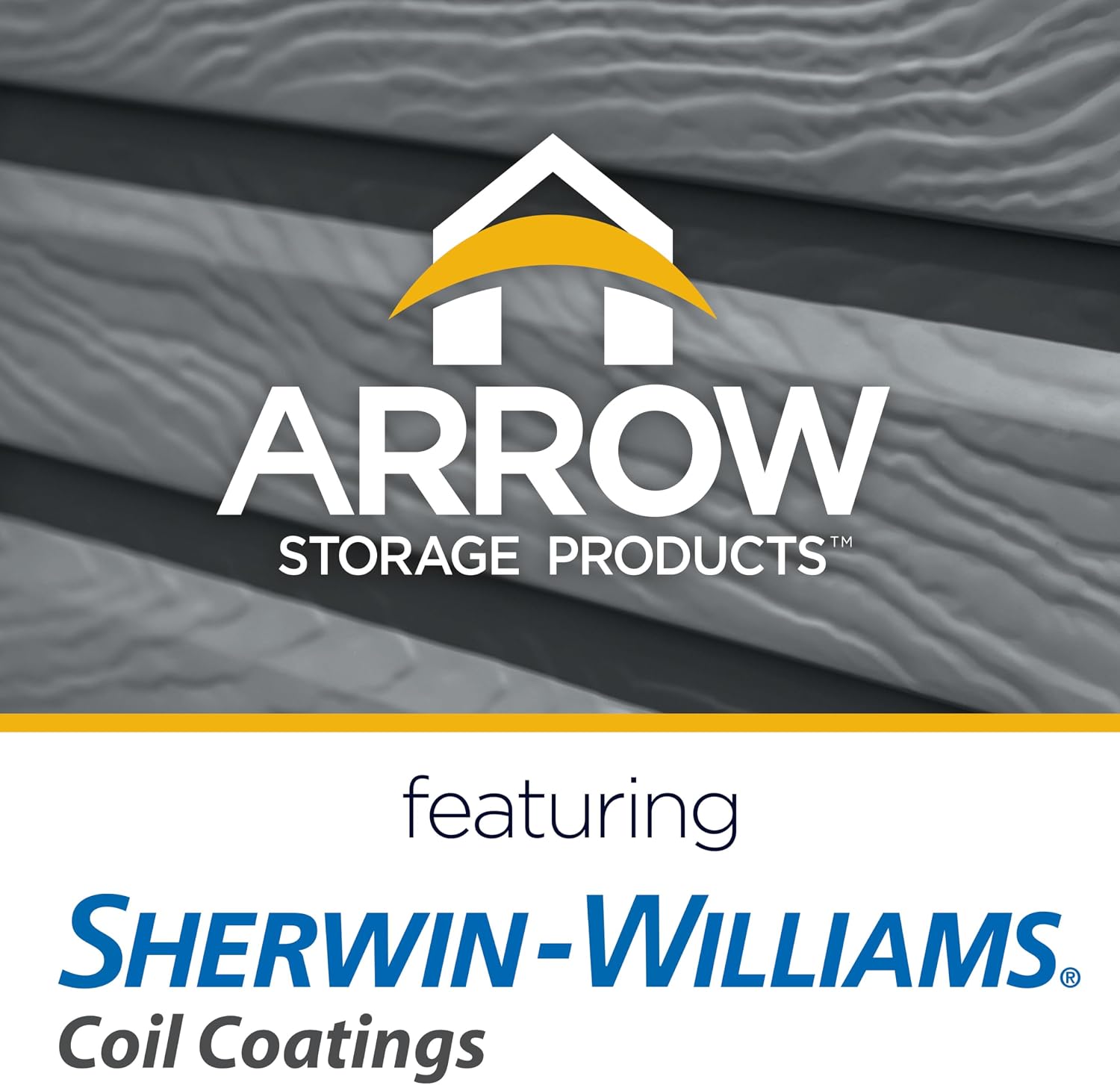 Arrow Select 10' x 4' Outdoor Lockable Steel Storage Shed Building, Charcoal