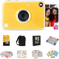 Kodak Printomatic+ Full Color Instant Print Digital Camera Gift Bundle + Case + Zink 2x3 Sticky Back Photo Paper 20pk + Album + Sticker Sets + Sticker Frames + Hanging Frames + Markers - Yewllow