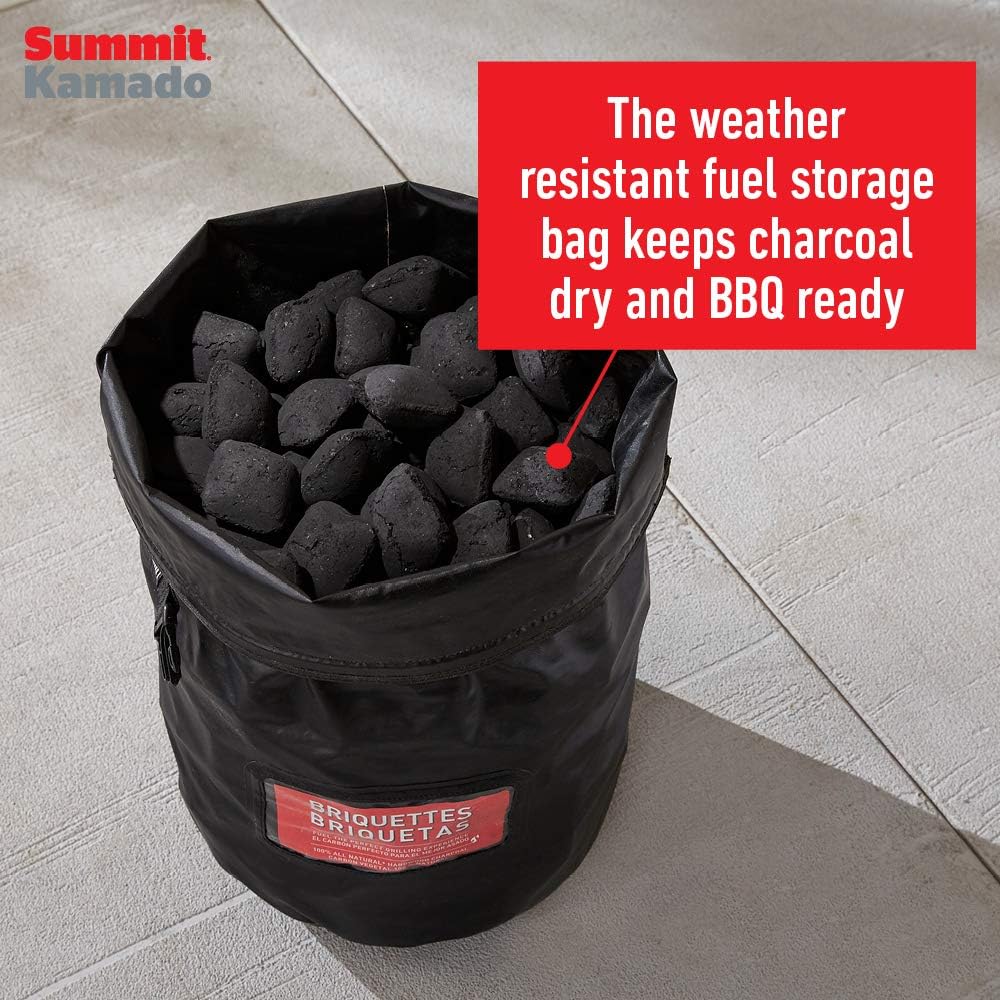 Weber Summit® Kamado S6 Charcoal Grilling Center, Black – Dual‑Walled Insulated Steel Kamado with 24' Cooking Area, Porcelain‑Enameled Kettle & One‑Touch Cleaning System