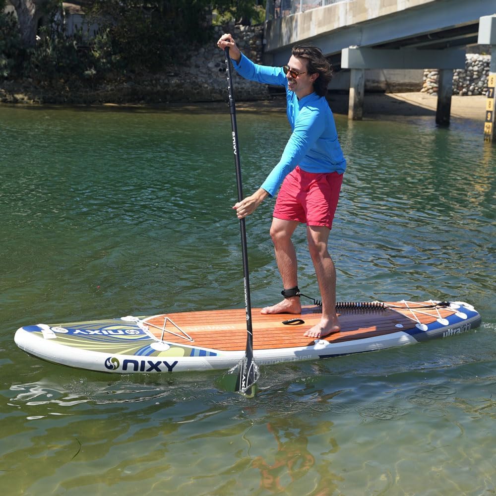 NIXY G5 Newport 10'6' x 32' Inflatable Paddle Board | High-Performance, Durable, and Lightweight SUP for All Skill Levels | Welded Seams | 300 lbs. Capacity