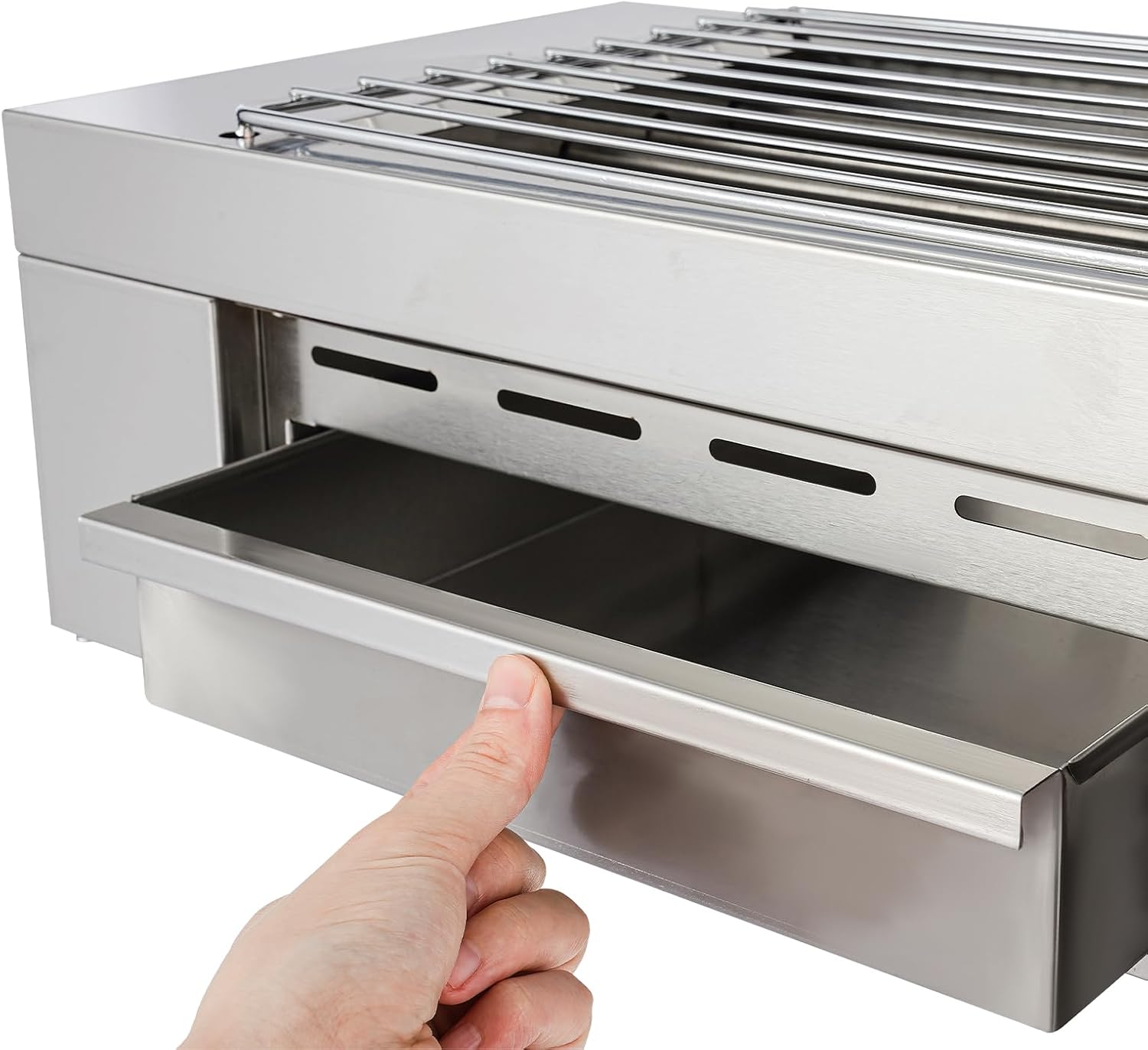 Indoor Electric BBQ Grill, Smokeless Electric Grill with Adjustable Temperature, Suitable for Cafe Restaurant Party Buffet 120V1500W