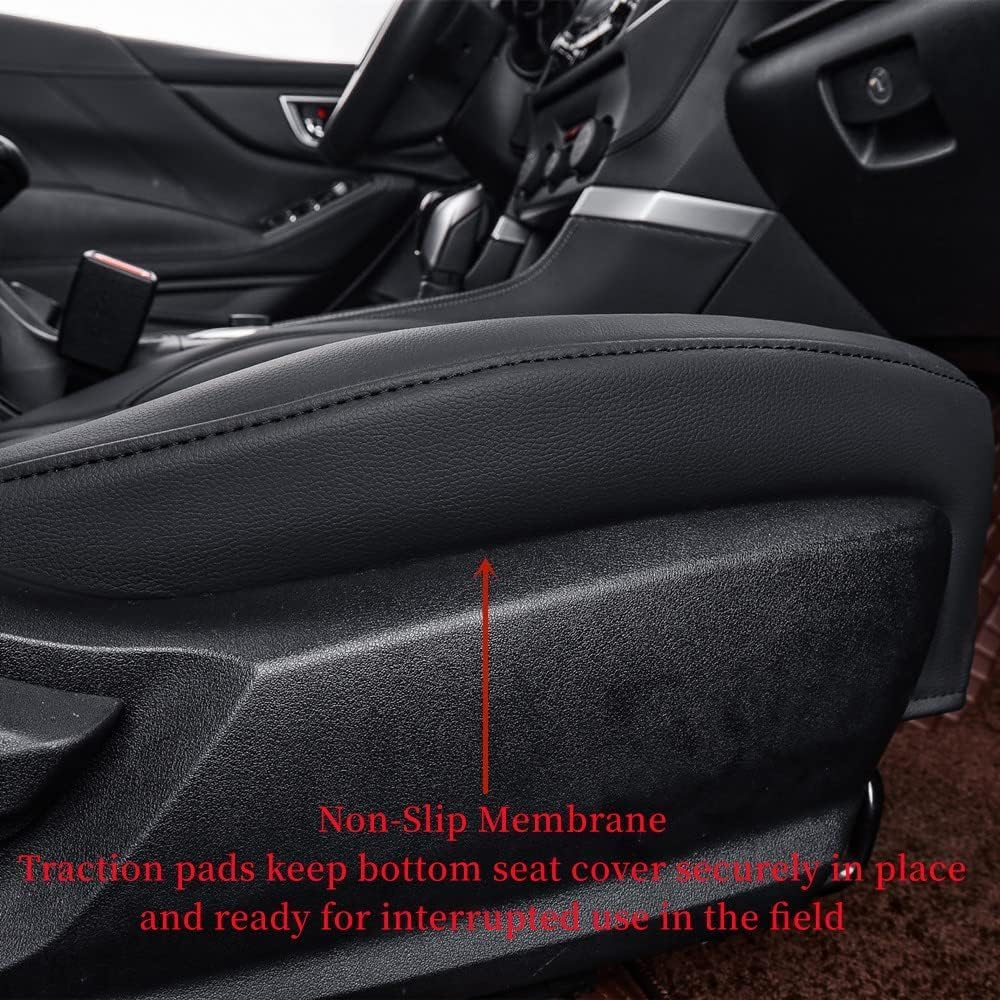 coverdream Tucson Car Seat Covers Custom Fit for 2022-2024 2025 Hyundai Tucson Hybrid & PHEV (Blue,SEL,Limited),Full Coverage Waterproof Leather Seat Protector(Full Set,Black/Red)