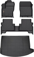 Binmotor-Floor Mats & Cargo Liner Set for Ford Escape 2013-2019, All Weather Car Floor Mat for Ford Escape Accessories, Mats TPE Car Liners Escape Trunk Liner Trunk Mat