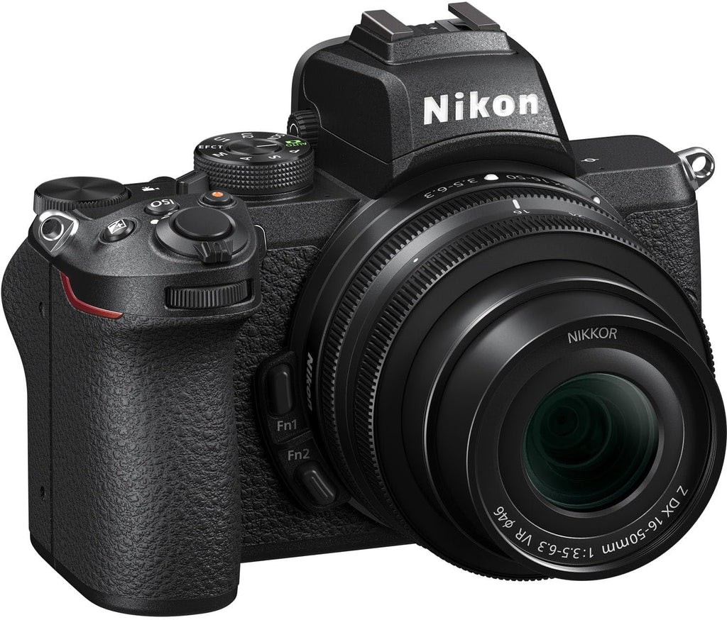 Nikon Z50 Mirrorless Camera with Z DX 16-50mm f/3.5-6.3 VR and 420-800mm f/8 Manual Super HD Telephoto Lens + 128 GB Memory + Extra Battery + Camera Case + More (31pc Bundle) (Renewed)