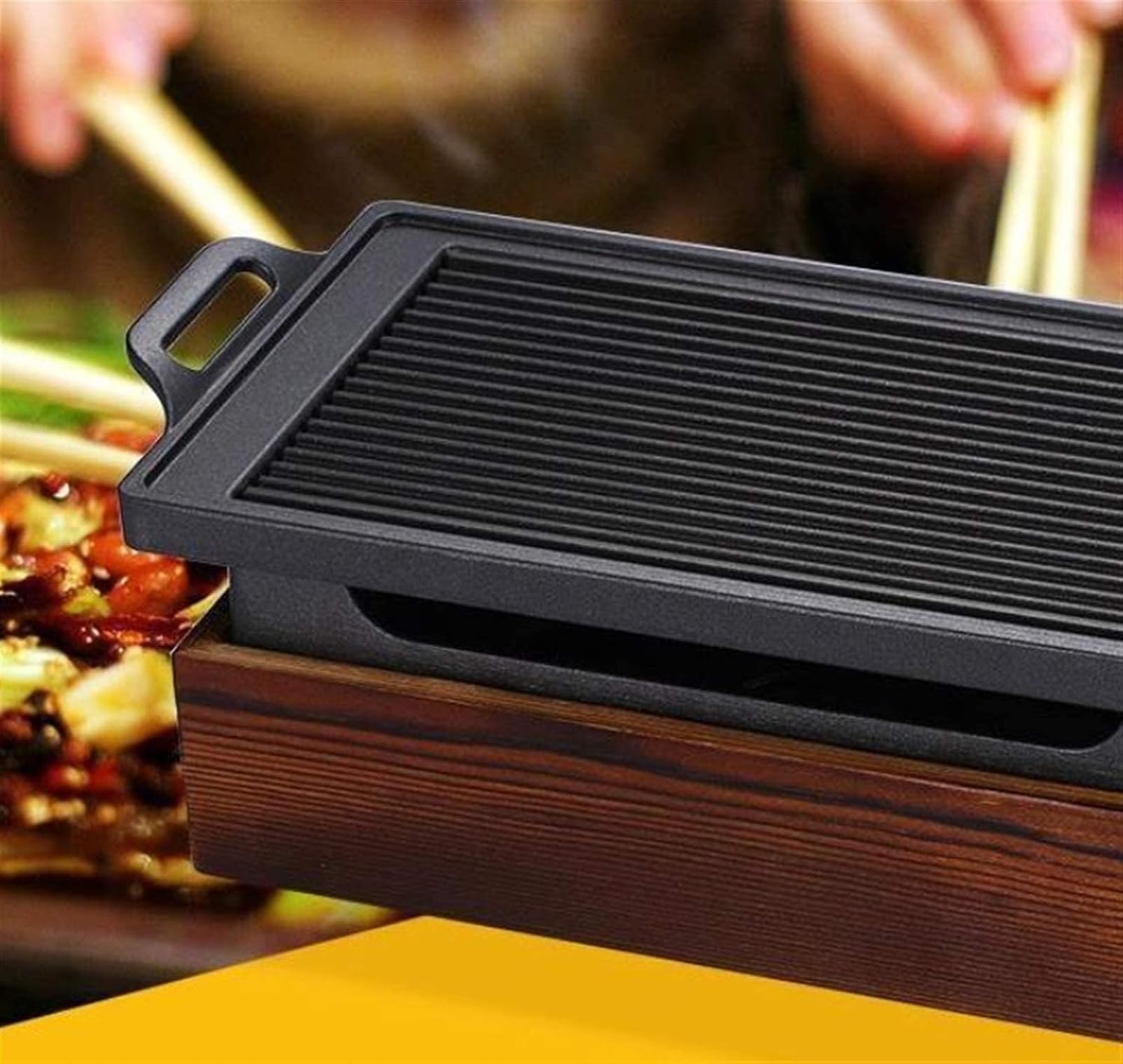 Tabletop Barbecue Grill For Garden Picnics Party Mokeless Portable Grill Korean Japanese Barbecue Grill Charcoal Oven Alcohol Stove Household Non-Stick Cooking Tools