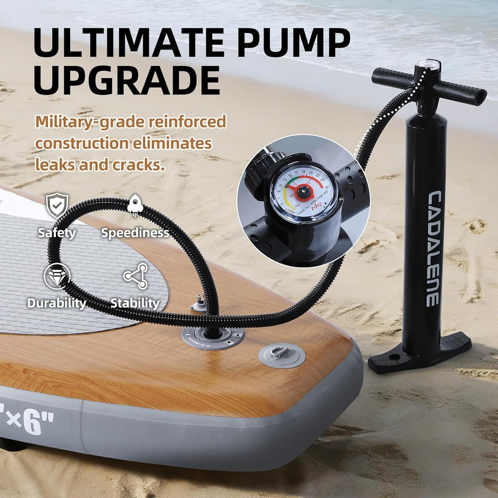 Inflatable Stand Up Paddle Board with SUP Accessories, Anti-Slip EVA Deck, Family-Friendly SUP Boards for Adults & Youth of All Skill Levels, Versatile Yoga Paddle Board